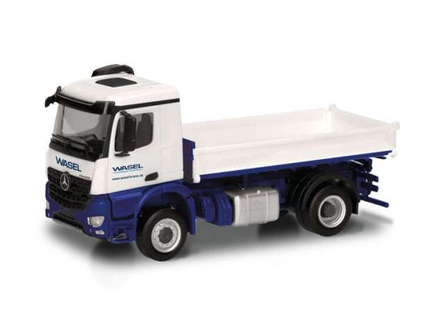 Mercedes Benz Arocs M 4x4 kipper *Wasel*, white / blue