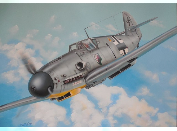 Сборная модель Messerschmitt Bf 109G-1