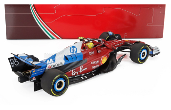 FERRARI F1 Sf-25 Team Scuderia Ferrari Hp №44 Miami Gp (2025) Lewis Hamilton - Polyfoam Packaging, Red Blue White