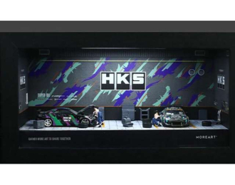 Diorama *HKS garage *, various