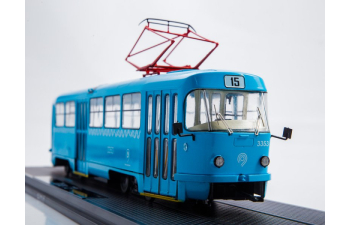 Трамвай TATRA-T3SU, синий