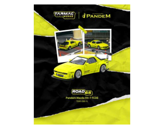 Pandem Mazda RX-7 FC3S, yellow