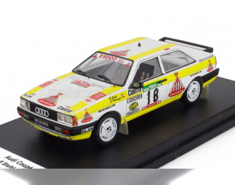 AUDI Quattro Coupe №18 7th Rally Portugal (1987) Rudolf Stohl - Ernst Rohringer, White Yellow