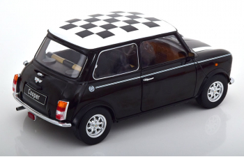 MINI Cooper LHD, black white Chequered Flag