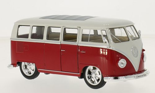 VOLKSWAGEN T1 Bus Low Rider (1963), red/white