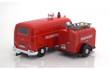 VOLKSWAGEN Bulli T1 mit Anhänger fire engine nothing to be opened