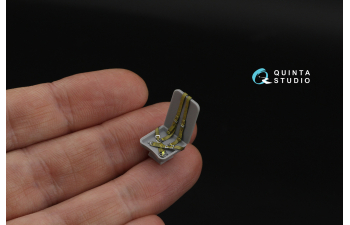 3D Декаль Комплект ремней для истребителя Великобритании, конец/после ВМВ (с металлическими пряжками)