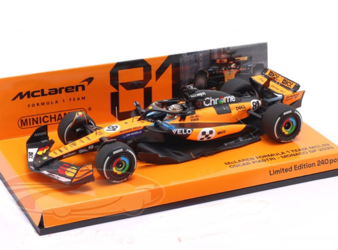 McLAREN №81 3rd Monaco GP Formula 1 Oscar Piastri (2025)