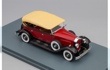 PACKARD 733 Standard 8 Sport (1930), burgundy / black