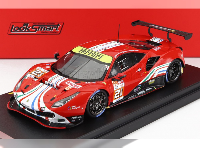 FERRARI 488 Gte Evo 3.9l Turbo V8 Team Af Corse N 21 24h Le Mans 2022 S.mann - C.ulrich - T.vilander, Red