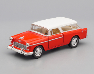 CHEVROLET Nomad (1955), red / white