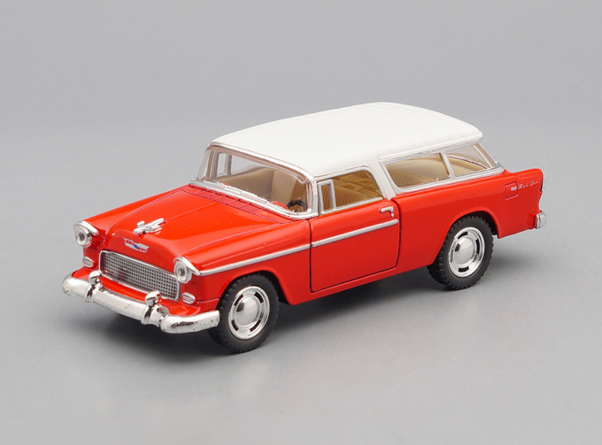 CHEVROLET Nomad (1955), red / white