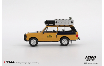 Range Rover C.Swoboda & K. Mentel Winner Camel Trophy Sumatra 1981, yellow / black (ранний доступ)