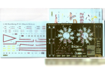 Сборная модель Northrop P-61A w/Ground Attack weapons & Droptanks
