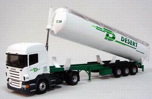 SCANIA Serie R Citerne Pulvee Transports Desert, white