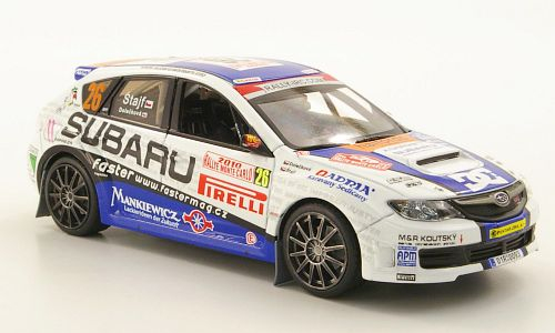SUBARU IMPREZA WRX STI n.26 V. Stajf - M. Doleckova 14th Rally Monte Carlo (2010), цветной