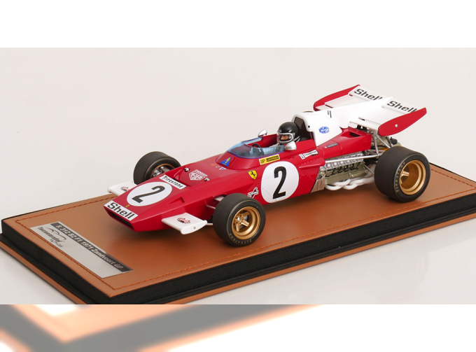FERRARI F1 312b2 N 2 Zandvoort Gp (with Pilot Figure) (1971) Jacky Ickx - Con Vetrina - With Showcase, Red White