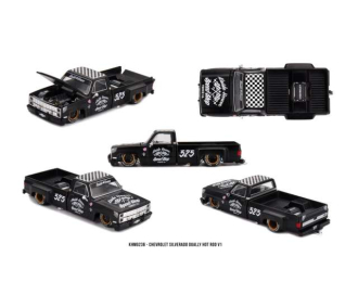 Chevrolet Silverado Dually Hot Rod V1, black/white