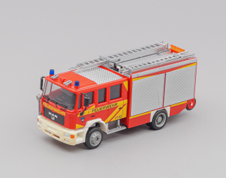 MAN M2000 Evo LF 20/16 "Quelle Werkfeuerwehr", red / silver / yellow / white