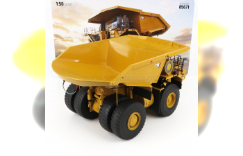 CATERPILLAR Cat798ac Cassone Ribaltabile Cava Mineraria - Mining Truck, Yellow Black