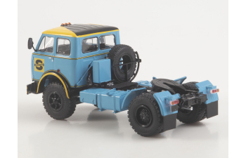 МАЗ-5429 SovTransavto седельный тягач, голубой / желтый