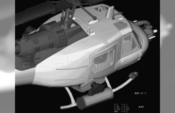 Сборная модель Вертолет UH-1C Huey