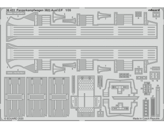 Набор фототравления для Panzerkampfwagen 38(t) Ausf. E/F