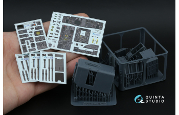 3D Декаль интерьера кабины SH-60F Seahawk (Kitty Hawk) (с 3D-печатными деталями)