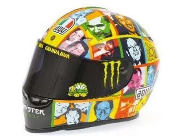 MINI Helmet Valentino Rossi MotoGP Laguna Seca (2010)