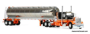 Peterbilt 379 48in Flattop Sleeper  w/Walinga Feed Trailer