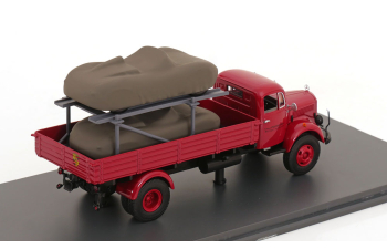 MERCEDES-BENZ L 3500 (1960), red