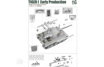 Сборная модель Tiger I BATTLE OF KURSK