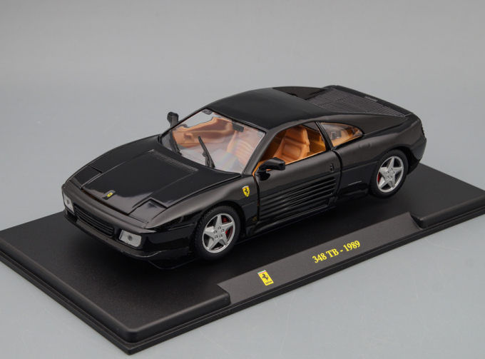 FERRARI 348tb 1989 - Con Vetrina - With Showcase, black