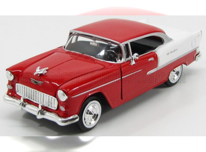 CHEVROLET Bel Air 2-door (1955), Red White