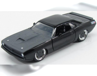 PLYMOUTH Letty's Barracuda 440 Coupe (1969) - Fast & Furious 7 - 2015, Black Grey