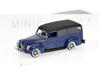 FORD V8 De Luxe Woody Stationwagen (1940), blue