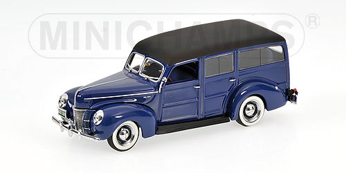 FORD V8 De Luxe Woody Stationwagen (1940), blue