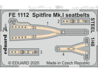 Фототравление для Spitfire Mk. I стальные ремни