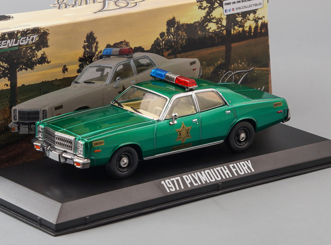 PLYMOUTH Fury "Hazzard County Sheriff" 1977 (из к/ф "The Dukes of Hazzard") (Greenlight!)