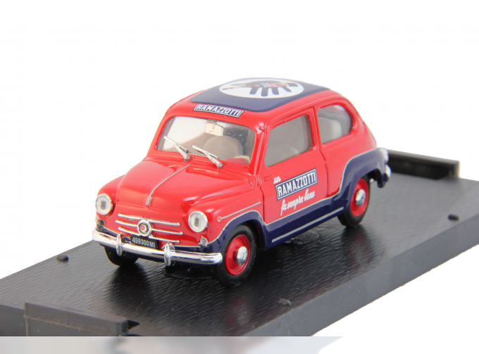 FIAT 600 Commerciale Ramazzotti (1960), red