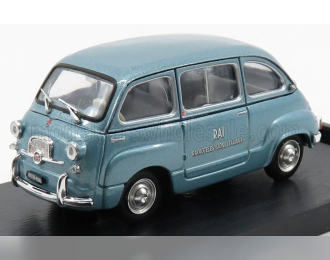 FIAT 600D MULTIPLA RAI RADIOTELEVISIONE ITALIANA (1960), LIGHT BLUE MET