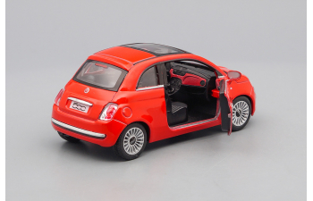 FIAT 500, red