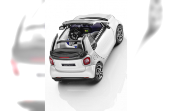 SMART ForTwo Cabriolet A453 (2016), moon white matt. / cool silver