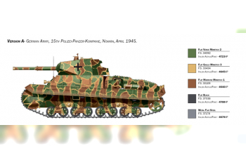 Сборная модель TANK P40 Carro Armato Military (1941)