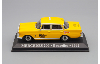 MERCEDES-BENZ 200 Bruxelles (1962), yellow