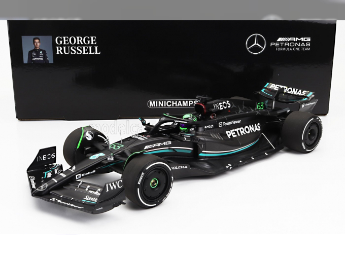 MERCEDES-BENZ GP F1 W14 Team Mercedes-amg Petronas Formula One N63 Season (2023) George Russel, Matt Black