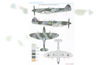 Сборная модель Spitfire Mk.XIV C/E Bubbletop