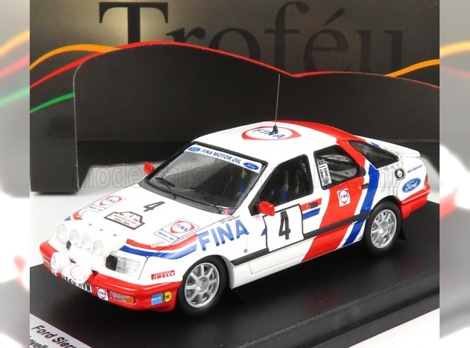 FORD Sierra Xr 4x4 Team Fina (night Version) 4th Boucles De Spa (1988) M.lovell - T.herryman, White Red Blue