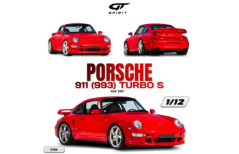 PORSCHE 911 (993) Turbo S (1997), red 