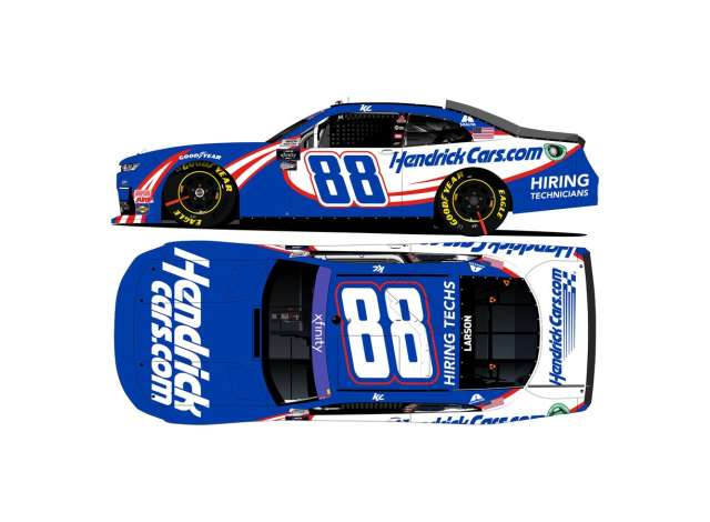 CHEVROLET Camaro #88 Kyle Larson *Hendrickcars.com*, white/blue/red 2022